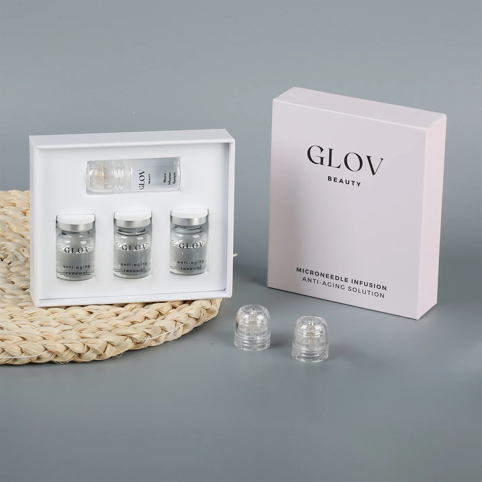 Glov Micro Infusion System + 3 Serums + 2 Needles + 8 Pairs Microneedle Eye Patches - Image 13