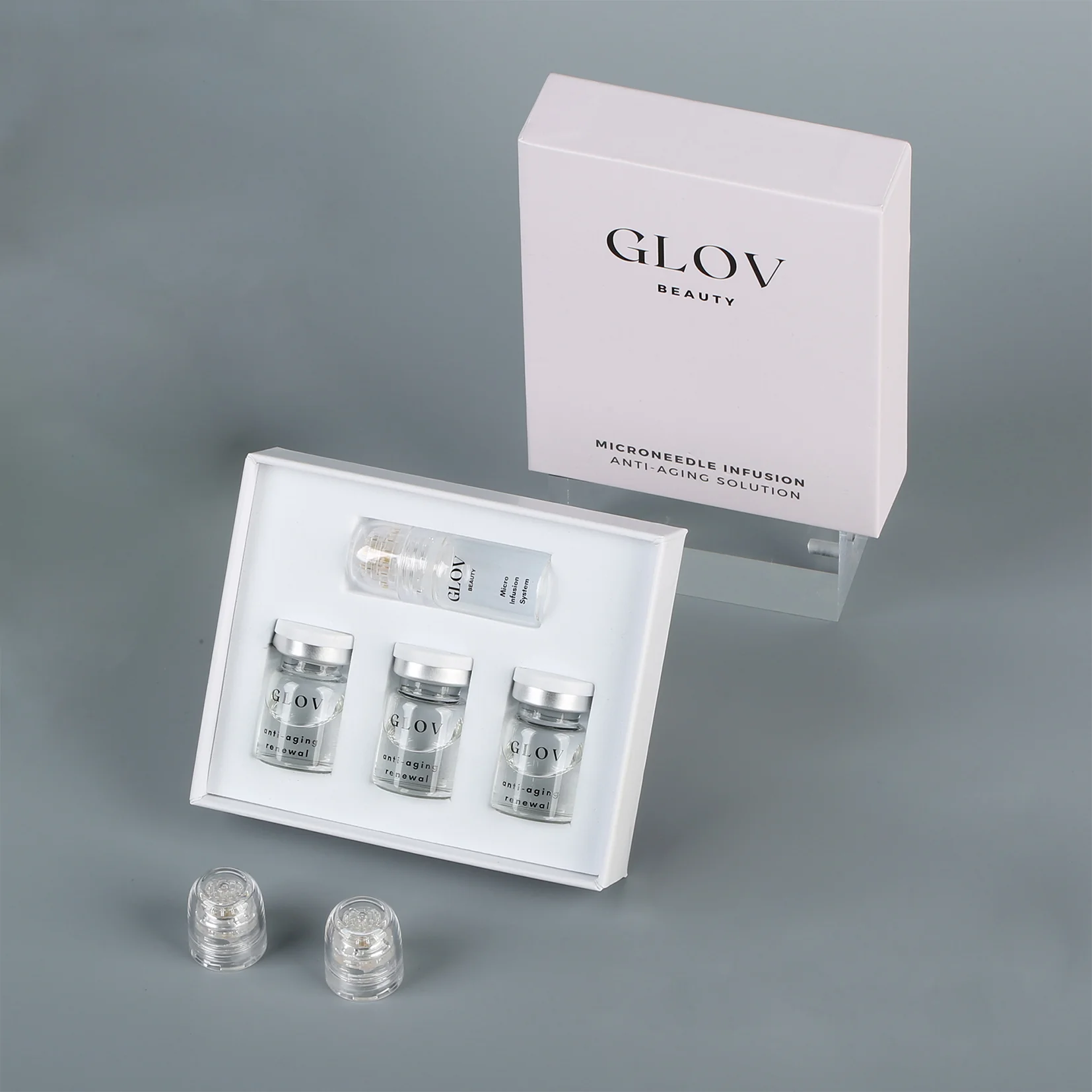 Glov Micro Infusion System + 3 Serums + 2 Needles + 8 Pairs Microneedle Eye Patches - Image 14