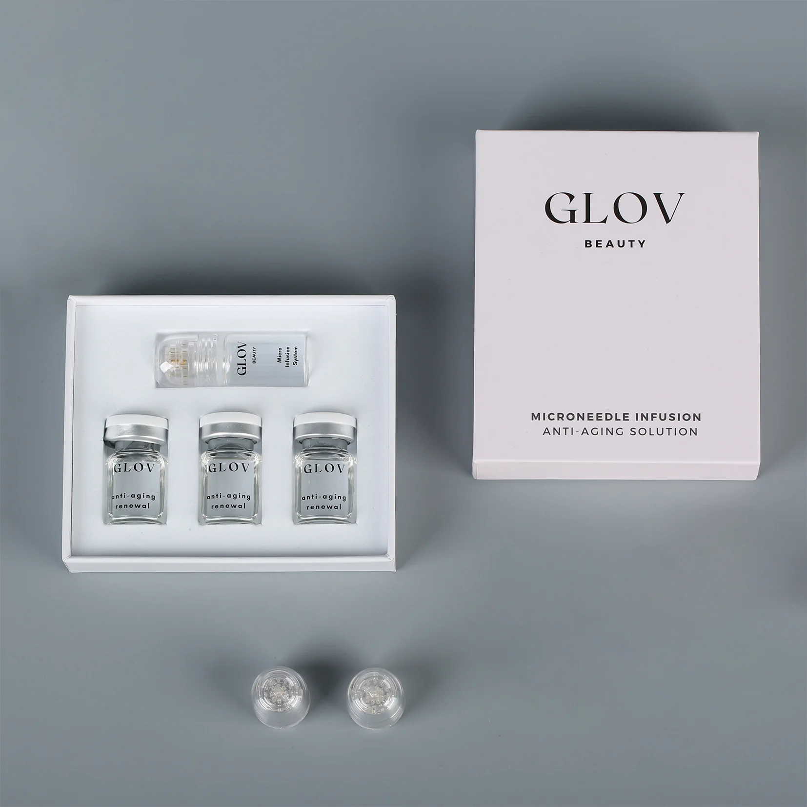 Glov Micro Infusion System + 3 Serums + 2 Needles + 8 Pairs Microneedle Eye Patches - Image 16